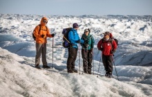 Glacier walking in the footsteps of polar explorers
