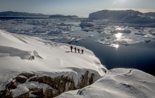 Snowshoeing in Ilulissat Icefjord UNESCO World Heritage Site