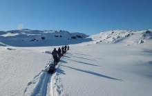 Mini snowshoeing/skiing expedition
