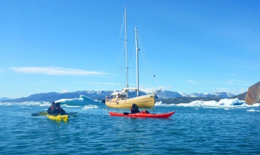 Voilier, kayak et randonnée dans la baie de Disko
