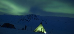 Camping under the Northern Lights